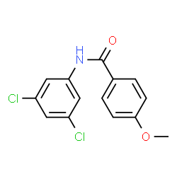 ChemSpider 2D Image | N-(3,5-Dichlorophenyl)-4-methoxybenzamide | C14H11Cl2NO2