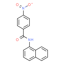 ChemSpider 2D Image | N-(1-Naphthyl)-4-nitrobenzamide | C17H12N2O3