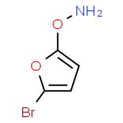 ChemSpider 2D Image | 2-(Aminooxy)-5-bromofuran | C4H4BrNO2