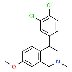 ChemSpider 2D Image | Diclofensine | C17H17Cl2NO