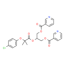 ChemSpider 2D Image | binifibrate | C25H23ClN2O7