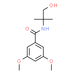 ChemSpider 2D Image | N-(1-Hydroxy-2-methyl-2-propanyl)-3,5-dimethoxybenzamide | C13H19NO4