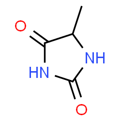 ChemSpider 2D Image | 5-Methylhydantoin | C4H6N2O2