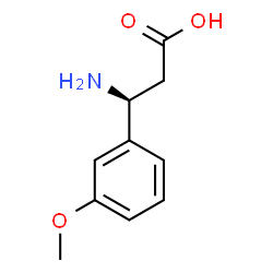 ChemSpider 2D Image | (S)-3-Amino-3-(3-methoxyphenyl)propanoic acid | C10H13NO3