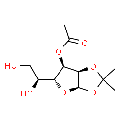 ChemSpider 2D Image | 3-O-Acetyl-1,2-O-isopropylidene-beta-L-talofuranose | C11H18O7