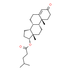ChemSpider 2D Image | (9beta,17beta)-3-Oxoandrost-4-en-17-yl 4-methylpentanoate | C25H38O3