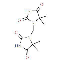 ChemSpider 2D Image | 1,1'-Methylenebis(5,5-dimethyl-2,4-imidazolidinedione) | C11H16N4O4