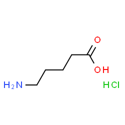 ChemSpider 2D Image | 4-carboxybutan-1-aminium chloride | C5H12ClNO2