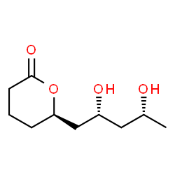 ChemSpider 2D Image | (5R,7R,9R)-7,9-dihydroxy-5-decanolide | C10H18O4