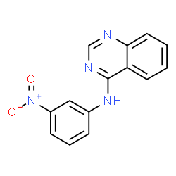 ChemSpider 2D Image | N-(3-Nitrophenyl)-4-quinazolinamine | C14H10N4O2
