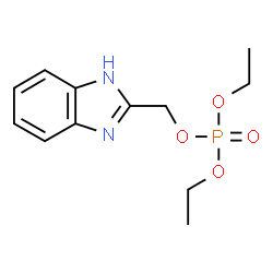 ChemSpider 2D Image | 1H-Benzimidazol-2-ylmethyl diethyl phosphate | C12H17N2O4P