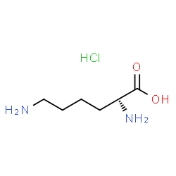 ChemSpider 2D Image | L-Lysine hydrochloride | C6H15ClN2O2