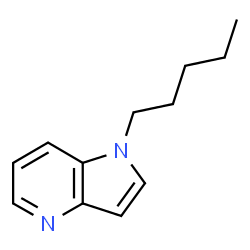 ChemSpider 2D Image | 1-Pentyl-1H-pyrrolo[3,2-b]pyridine | C12H16N2