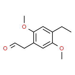 ChemSpider 2D Image | (4-Ethyl-2,5-dimethoxyphenyl)acetaldehyde | C12H16O3