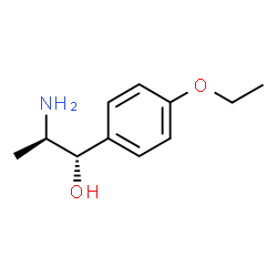 ChemSpider 2D Image | (1S,2R)-2-Amino-1-(4-ethoxyphenyl)-1-propanol | C11H17NO2