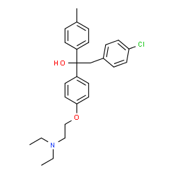 ChemSpider 2D Image | triparanol | C27H32ClNO2