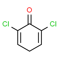ChemSpider 2D Image | 2,6-Dichloro-2,5-cyclohexadien-1-one | C6H4Cl2O