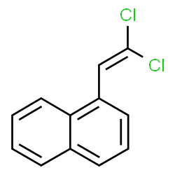ChemSpider 2D Image | 1-(2,2-Dichlorovinyl)naphthalene | C12H8Cl2