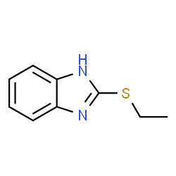 ChemSpider 2D Image | 2-(Ethylthio)-1H-benzimidazole | C9H10N2S