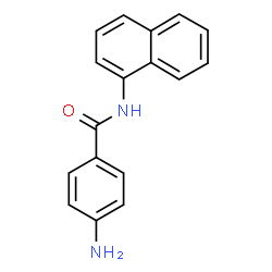 ChemSpider 2D Image | 4-Amino-N-(1-naphthyl)benzamide | C17H14N2O