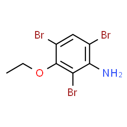 ChemSpider 2D Image | 2,4,6-Tribromo-3-ethoxyaniline | C8H8Br3NO