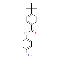 ChemSpider 2D Image | N-(4-aminophenyl)-4-tert-butylbenzamide | C17H20N2O
