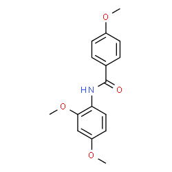 ChemSpider 2D Image | N-(2,4-Dimethoxyphenyl)-4-methoxybenzamide | C16H17NO4