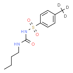 ChemSpider 2D Image | N-(Butylcarbamoyl)-4-(~2~H_3_)methylbenzenesulfonamide | C12H15D3N2O3S
