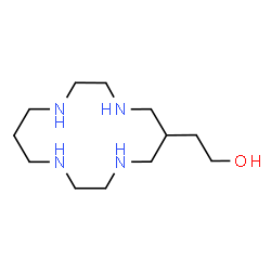 ChemSpider 2D Image | 2-(1,4,8,11-Tetraazacyclotetradecan-6-yl)ethanol | C12H28N4O