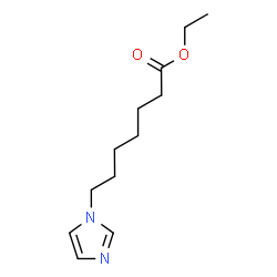 ChemSpider 2D Image | Ethyl 7-(1H-imidazol-1-yl)heptanoate | C12H20N2O2