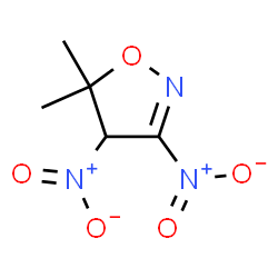 ChemSpider 2D Image | 5,5-Dimethyl-3,4-dinitro-4,5-dihydro-1,2-oxazole | C5H7N3O5