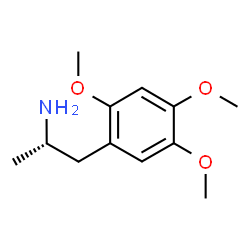 ChemSpider 2D Image | (R)-2,4,5-trimethoxyamphetamine | C12H19NO3