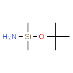 ChemSpider 2D Image | 1,1-Dimethyl-1-[(2-methyl-2-propanyl)oxy]silanamine | C6H17NOSi