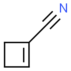 ChemSpider 2D Image | 1-Cyclobutene-1-carbonitrile | C5H5N
