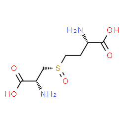 ChemSpider 2D Image | (2S)-2-Amino-4-{(S)-[(2R)-2-amino-2-carboxyethyl]sulfinyl}butanoic acid | C7H14N2O5S