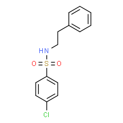 ChemSpider 2D Image | 4-Chloro-N-(2-phenylethyl)benzenesulfonamide | C14H14ClNO2S