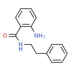 ChemSpider 2D Image | 2-Amino-N-phenethyl-benzamide | C15H16N2O