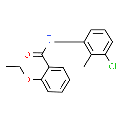 ChemSpider 2D Image | N-(3-Chloro-2-methylphenyl)-2-ethoxybenzamide | C16H16ClNO2