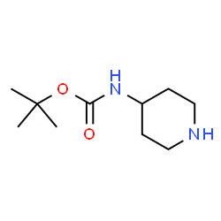 ChemSpider 2D Image | 4-(N-Boc-Amino)piperidine | C10H20N2O2