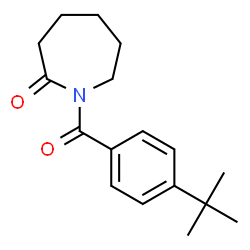 ChemSpider 2D Image | 1-(4-tert-Butylbenzoyl)azepan-2-one | C17H23NO2