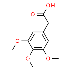 ChemSpider 2D Image | 3,4,5-Trimethoxyphenylacetic acid | C11H14O5
