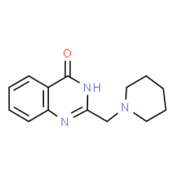 ChemSpider 2D Image | 2-(1-Piperidinylmethyl)-4(1H)-quinazolinone | C14H17N3O
