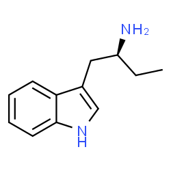 ChemSpider 2D Image | (2S)-1-(1H-Indol-3-yl)-2-butanamine | C12H16N2