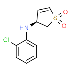 ChemSpider 2D Image | (3S)-N-(2-Chlorophenyl)-2,3-dihydro-3-thiophenamine 1,1-dioxide | C10H10ClNO2S