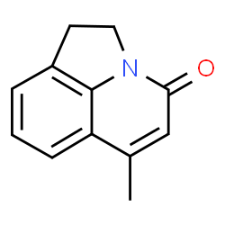 ChemSpider 2D Image | 6-Methyl-1,2-dihydro-pyrrolo[3,2,1-ij]quinolin-4-one | C12H11NO