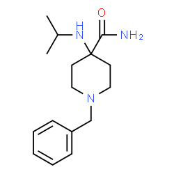 ChemSpider 2D Image | 1-BENZYL-4-ISOPROPYLAMINO-4-PIPERIDINECARBOXAMIDE | C16H25N3O