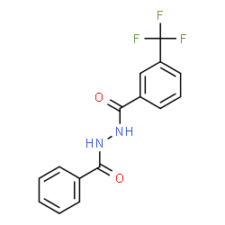ChemSpider 2D Image | N'-Benzoyl-3-(trifluoromethyl)benzohydrazide | C15H11F3N2O2