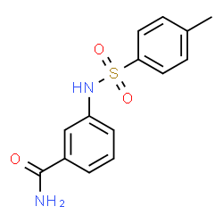 ChemSpider 2D Image | 3-(4-methylbenzenesulfonamido)benzamide | C14H14N2O3S