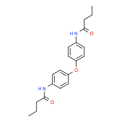 ChemSpider 2D Image | N,N'-(Oxydi-4,1-phenylene)dibutanamide | C20H24N2O3