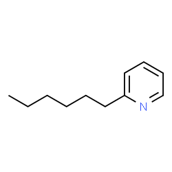 ChemSpider 2D Image | 2-Hexylpyridine | C11H17N